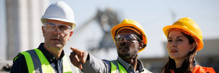 Construction workers completing Zenvaris safety training